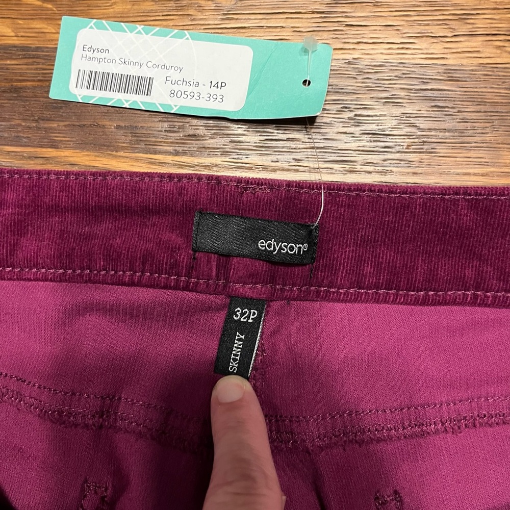 Edyson Hampton skinny cords size 14P/32P - Picture 6 of 7